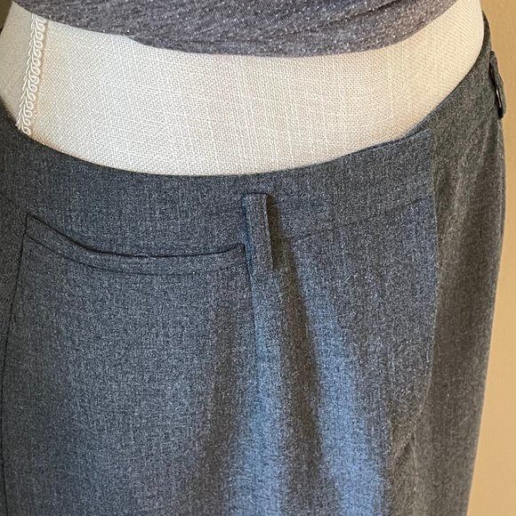 Ann Taylor Straight Dress Skirt - Grey - Picture 3 of 5